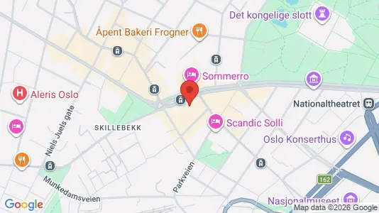 Kontorslokaler för uthyrning i Oslo Frogner – Foto från Google Street View