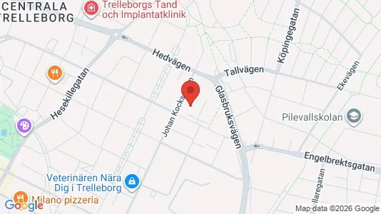 Kontorlokaler til leje i Trelleborg - kort over placeringen