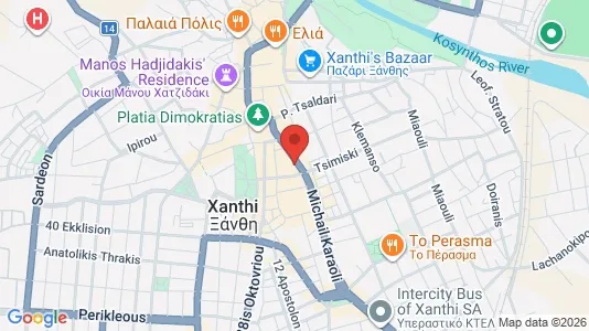 Liikekiinteistöt Vuokrattavana i Avdira - Kuva Google Street Viewstä