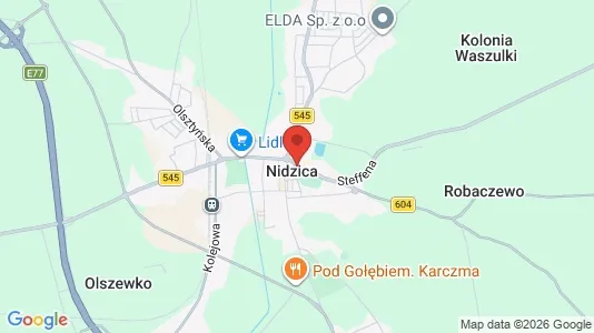 Kontorer til leie i Nidzicki – Bilde fra Google Street View