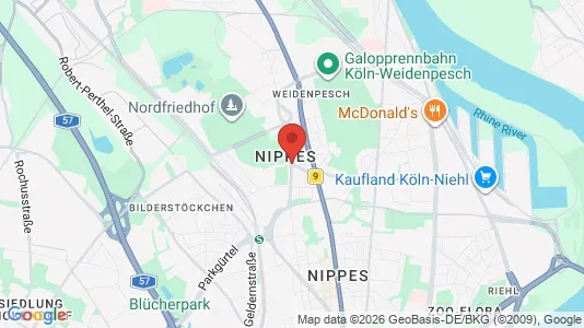 Industrilokaler för uthyrning i Köln Nippes – Foto från Google Street View