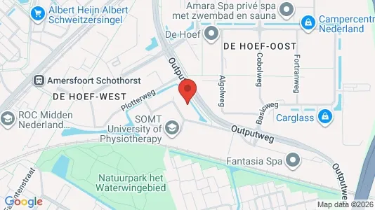 Kontorer til leie i Amersfoort - kort over placeringen