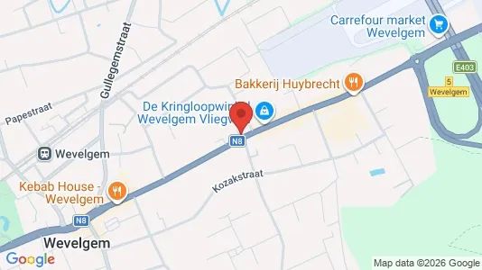 Toimistotilat Vuokrattavana i Wevelgem - Kuva Google Street Viewstä