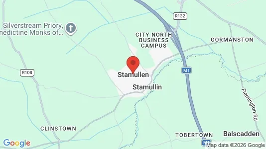 Værkstedslokaler til leje i Stamullin - Foto fra Google Street View