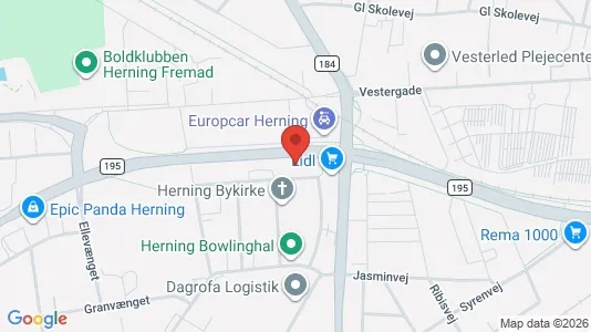 Büros zur Miete i Herning – Foto von Google Street View