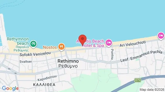 Liikekiinteistöt Vuokrattavana i Rethymno - Kuva Google Street Viewstä