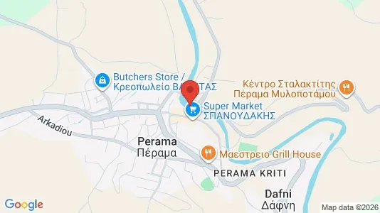 Liikekiinteistöt Vuokrattavana i Rethymno - Kuva Google Street Viewstä