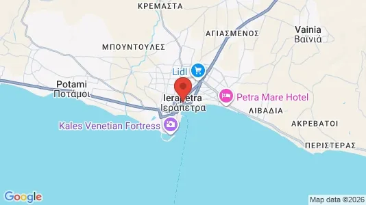 Kaupat Vuokrattavana i Ierapetra - Kuva Google Street Viewstä