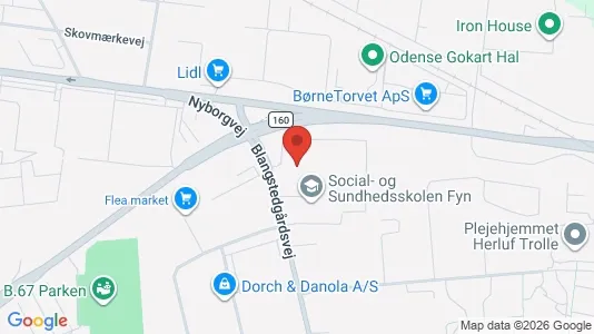 Espacios de oficina En alquiler i Odense SØ - Foto de Google Street View