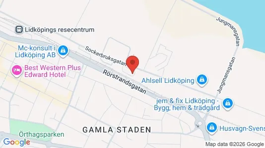 Kontorer til leie i Lidköping – Bilde fra Google Street View