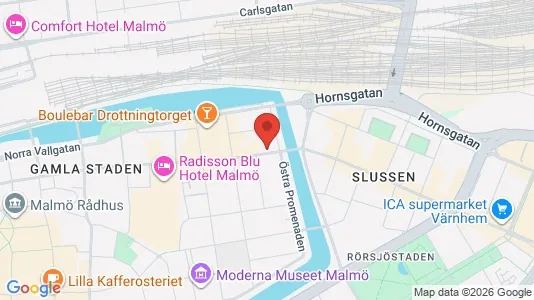Företagslokaler för uthyrning i Malmö Centrum – Foto från Google Street View