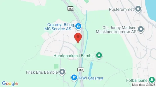 Toimistotilat Vuokrattavana i Bamble - Kuva Google Street Viewstä
