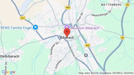 Kontorslokaler för uthyrning i Biberach – Foto från Google Street View
