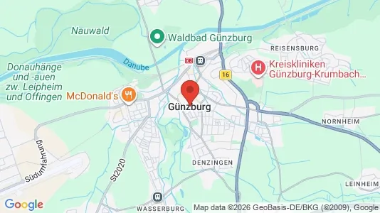 Kontorer til leie i Günzburg – Bilde fra Google Street View