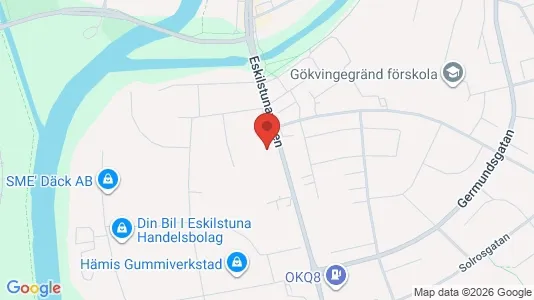 Industrial properties for rent i Eskilstuna - kort over placeringen