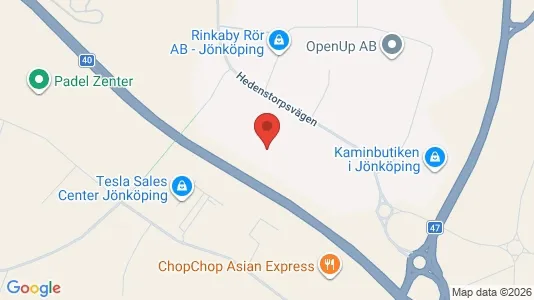 Kontorlokaler til leje i Jönköping - kort over placeringen
