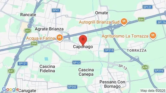 Büros zur Miete i Caponago – Foto von Google Street View