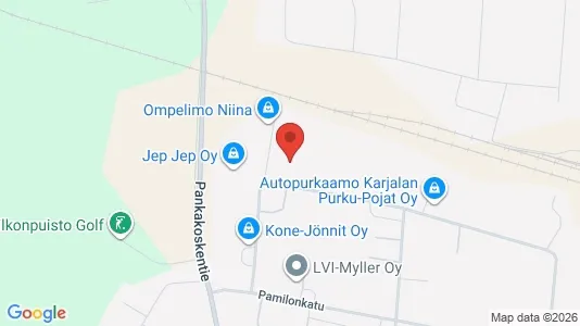 Varastot Vuokrattavana i Joensuu - Kuva Google Street Viewstä