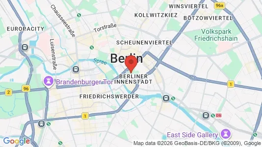 Kontorlokaler til leje i Berlin Mitte - Foto fra Google Street View