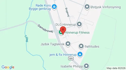Varastot Vuokrattavana i Hinnerup - Kuva Google Street Viewstä