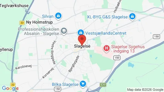 Kaupat Vuokrattavana i Slagelse - Kuva Google Street Viewstä