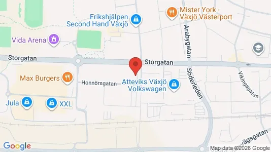 Kontorer til leie i Växjö – Bilde fra Google Street View
