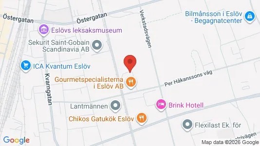 Industrilokaler för uthyrning i Eslöv – Foto från Google Street View