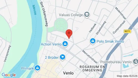 Kantorruimte te huur i Venlo - kort over placeringen