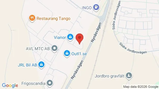 Værkstedslokaler til leje i Haninge - Foto fra Google Street View
