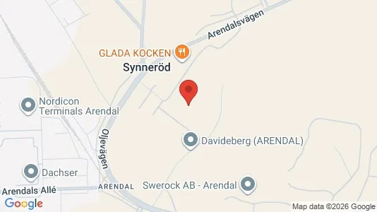 Werkstätte zur Miete i Västra hisingen - kort over placeringen
