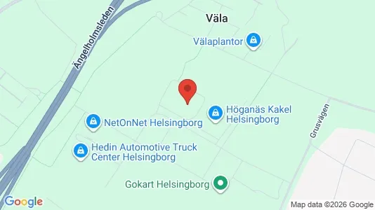 Verkstedhaller til leie i Helsingborg – Bilde fra Google Street View