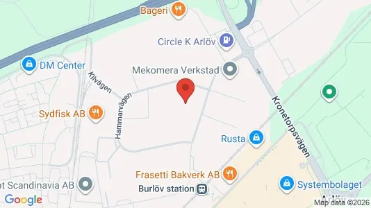 Industrilokaler för uthyrning i Burlöv – Foto från Google Street View