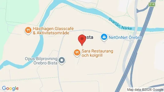 Producties te huur i Örebro - Foto uit Google Street View