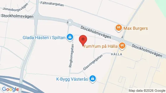 Industrilokaler för uthyrning i Västerås – Foto från Google Street View
