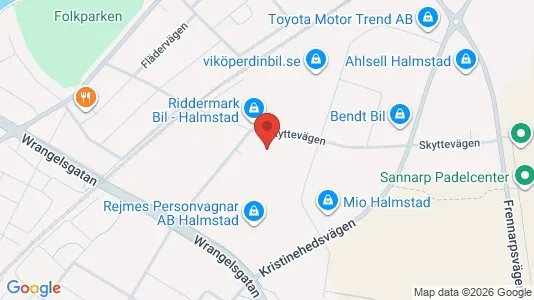 Teollisuuskiinteistöt Vuokrattavana i Halmstad - Kuva Google Street Viewstä