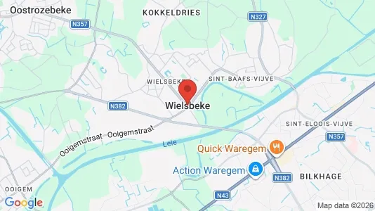 Kontorer til leie i Wielsbeke – Bilde fra Google Street View