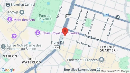 Kontorlokaler til leje i Stad Brussel - Foto fra Google Street View