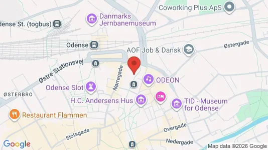 Büros zur Miete i Odense C – Foto von Google Street View