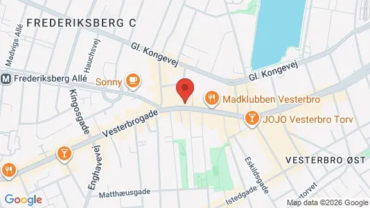 Büros zur Miete i Vesterbro – Foto von Google Street View