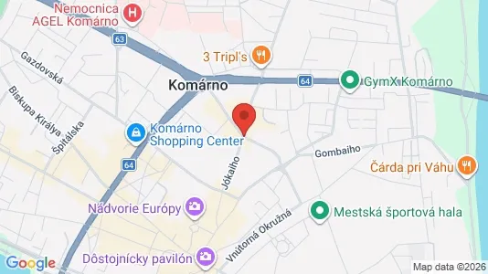 Liikekiinteistöt Vuokrattavana i Komárno - Kuva Google Street Viewstä