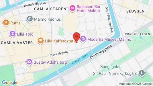 Kontorlokaler til leje i Malmø Centrum - Foto fra Google Street View
