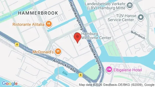 Kantorruimte te huur i Hamburg Mitte - Foto uit Google Street View