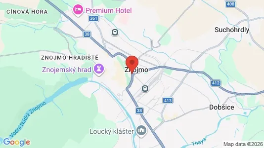 Bedrijfsruimtes te huur i Znojmo - Foto uit Google Street View