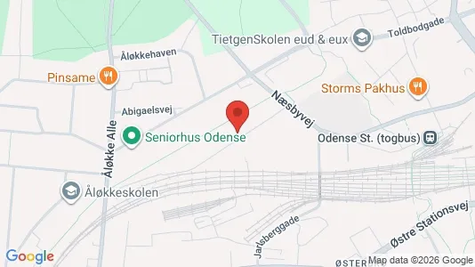 Büros zur Miete i Odense C – Foto von Google Street View