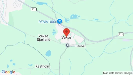 Lager zur Miete i Veksø Sjælland – Foto von Google Street View