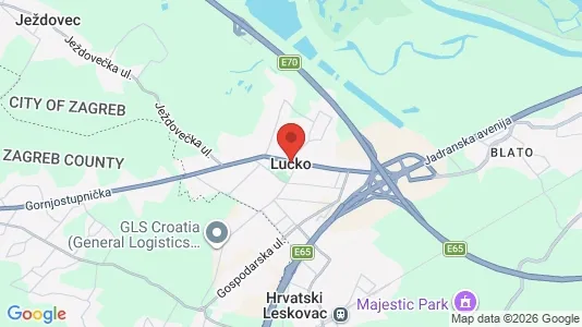Liikekiinteistöt Vuokrattavana i Lučko - Kuva Google Street Viewstä