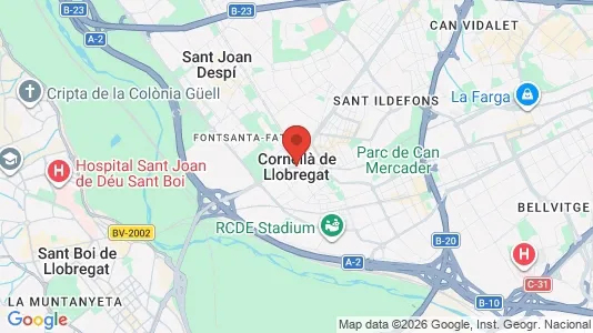 Varastot Vuokrattavana i Cornellà de Llobregat - Kuva Google Street Viewstä