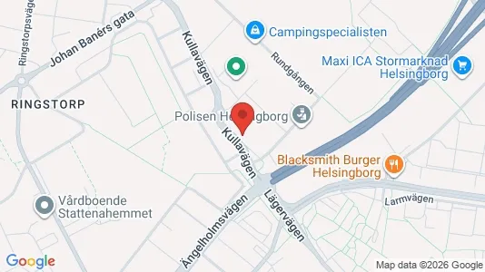 Kontorer til leie i Helsingborg – Bilde fra Google Street View