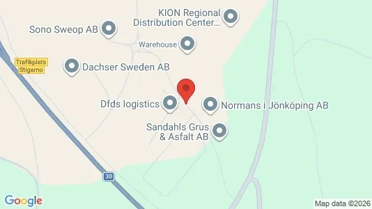 Liikekiinteistöt Vuokrattavana i Vaggeryd - Kuva Google Street Viewstä