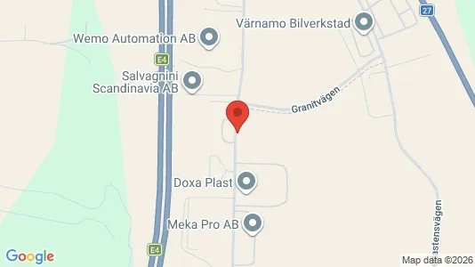 Lokaler til leje i Värnamo - Foto fra Google Street View